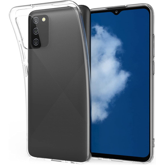 KWmobile Διάφανη Θήκη Σιλικόνης Samsung Galaxy A02s - Transparent (55089.03)