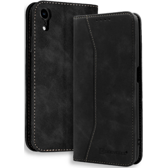 Bodycell Θήκη - Πορτοφόλι Apple iPhone XR - Black (5206015057557)