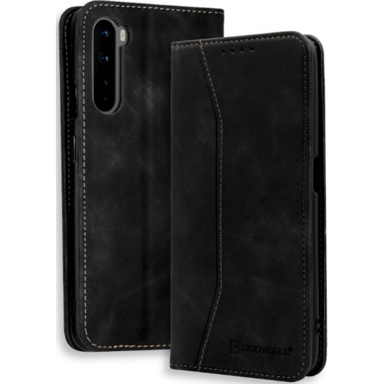 Bodycell Θήκη - Πορτοφόλι OnePlus Nord - Black (5206015063459)