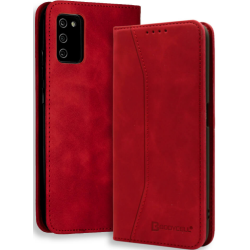 Bodycell Θήκη - Πορτοφόλι Samsung Galaxy A02s - Red (5206015063114)