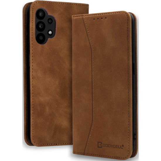 Bodycell Θήκη - Πορτοφόλι Samsung Galaxy A32 5G - Brown (5206015063077)