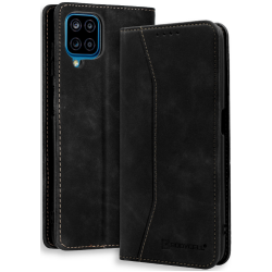 Bodycell Θήκη - Πορτοφόλι Samsung Galaxy A12 - Black (5206015062940)