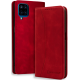 Bodycell Θήκη - Πορτοφόλι Samsung Galaxy A12 - Red (5206015062964)
