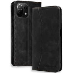 Bodycell Θήκη - Πορτοφόλι Xiaomi 11 Lite 5G NE / Mi 11 Lite - Black (5206015063367)