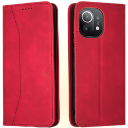 Bodycell Θήκη - Πορτοφόλι Xiaomi Mi 11 - Red (5206015063350)