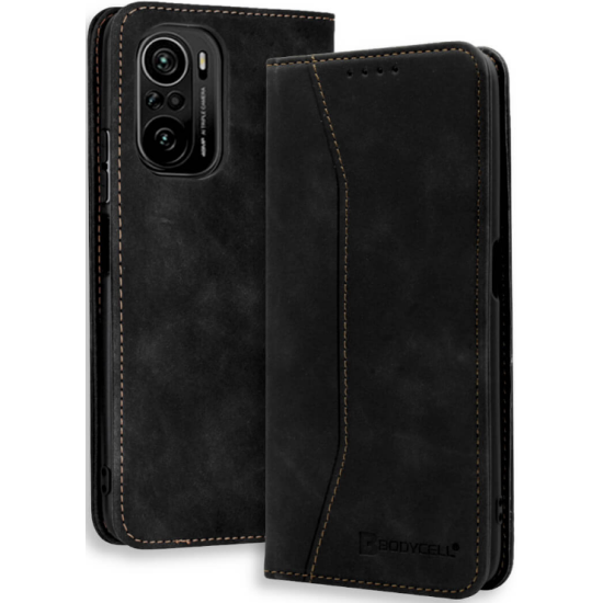 Bodycell Θήκη - Πορτοφόλι Xiaomi Poco F3 - Black (5206015063275)