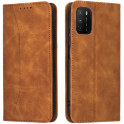 Bodycell Θήκη - Πορτοφόλι Xiaomi Poco M3 - Brown (5206015063312)