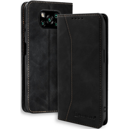 Bodycell Θήκη - Πορτοφόλι Xiaomi Poco X3 Pro / X3 NFC - Black (5206015063244)
