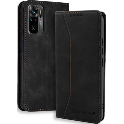 Bodycell Θήκη - Πορτοφόλι Xiaomi Redmi Note 10 / Note 10S - Black (5206015063152)