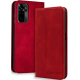Bodycell Θήκη - Πορτοφόλι Xiaomi Redmi Note 10 / Note 10S - Red (5206015063176)