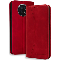 Bodycell Θήκη - Πορτοφόλι Xiaomi Redmi Note 9T 5G - Red (5206015063411)