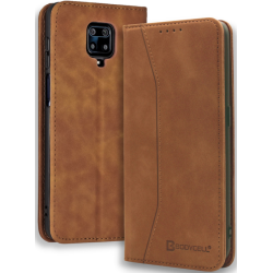 Bodycell Θήκη - Πορτοφόλι Xiaomi Redmi Note 9S / 9 Pro / 9 Pro Max - Brown (5206015059742)
