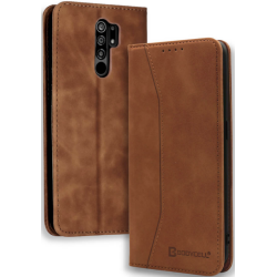 Bodycell Θήκη - Πορτοφόλι Xiaomi Redmi 9 - Brown (5206015059278)