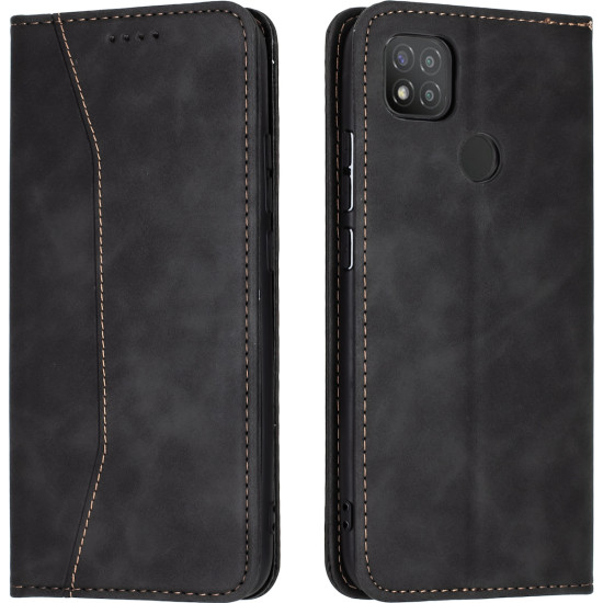 Bodycell Θήκη - Πορτοφόλι Xiaomi Redmi 9C - Black (5206015059353)