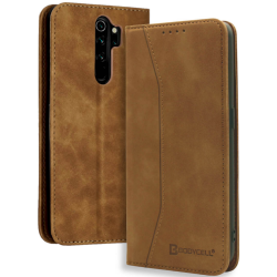 Bodycell Θήκη - Πορτοφόλι Xiaomi Redmi Note 8 Pro - Brown (5206015059599)