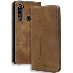 Bodycell Θήκη - Πορτοφόλι Xiaomi Redmi Note 8 / Note 8 2021 - Brown (5206015059520)