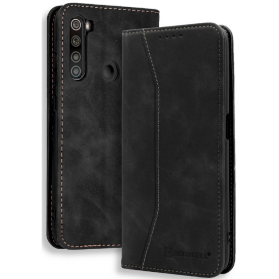 Bodycell Θήκη - Πορτοφόλι Xiaomi Redmi Note 8 / Note 8 2021 - Black (5206015059506)