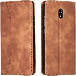 Bodycell Θήκη - Πορτοφόλι Xiaomi Redmi 8A - Brown (5206015059223)