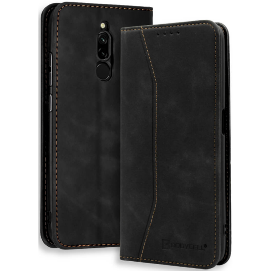 Bodycell Θήκη - Πορτοφόλι Xiaomi Redmi 8 - Black (5206015059155)