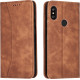 Bodycell Θήκη - Πορτοφόλι Xiaomi Redmi Note 6 Pro - Brown (5206015059421)