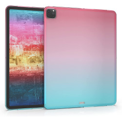 Θήκη iPad Pro 12.9" 2022 / 2021 KW TPU Silicone Case Ημιδιάφανη Σιλικόνης - Bicolor / Dark Pink / Blue Matte (54766.01)