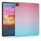 Θήκη iPad Pro 12.9" 2022 / 2021 KW TPU Silicone Case Ημιδιάφανη Σιλικόνης - Bicolor / Dark Pink / Blue Matte (54766.01)