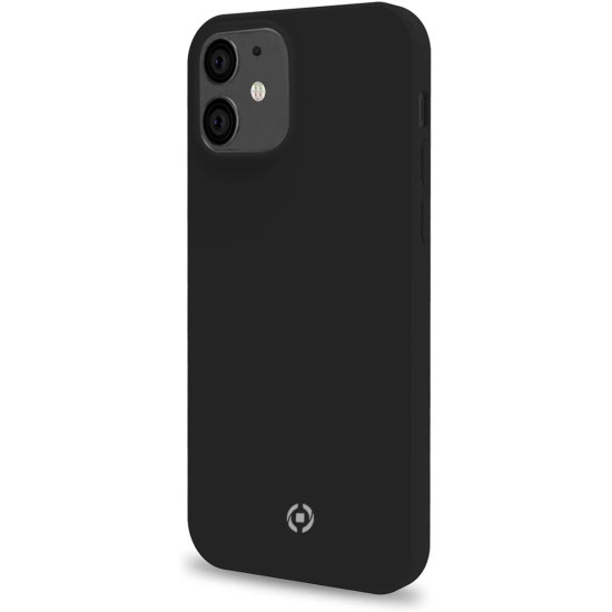 Celly Cromo Case Θήκη Σιλικόνης Apple iPhone 12 mini - Black (CROMO1003BK01)