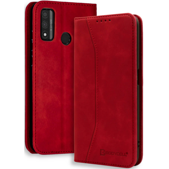 Bodycell Θήκη - Πορτοφόλι Huawei P Smart 2020 - Red (5206015060083)