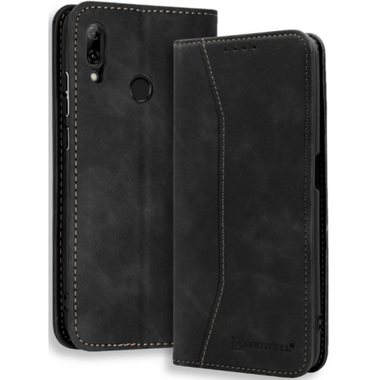 Bodycell Θήκη - Πορτοφόλι Huawei P Smart 2019 / Honor 10 Lite - Black (5206015060021)