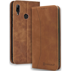 Bodycell Θήκη - Πορτοφόλι Huawei P Smart 2019 / Honor 10 Lite - Brown (5206015060045)