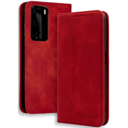 Bodycell Θήκη - Πορτοφόλι Huawei P40 Pro - Red (5206015060533)