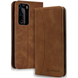 Bodycell Θήκη - Πορτοφόλι Huawei P40 Pro - Brown (5206015060540)