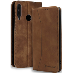 Bodycell Θήκη - Πορτοφόλι Huawei P40 Lite E - Brown (5206015060496)