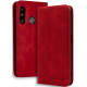 Bodycell Θήκη - Πορτοφόλι Huawei P30 Lite - Red (5206015060281)