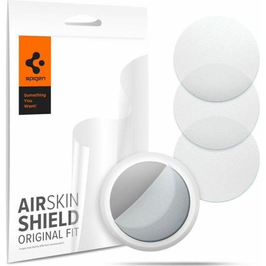 Spigen Airskin Shield HD Original Fit - Μεμβράνη Προστασίας για Apple AirTag 2 / 1 - Clear Matte - Σετ 4 Τεμάχια (AFL03151)