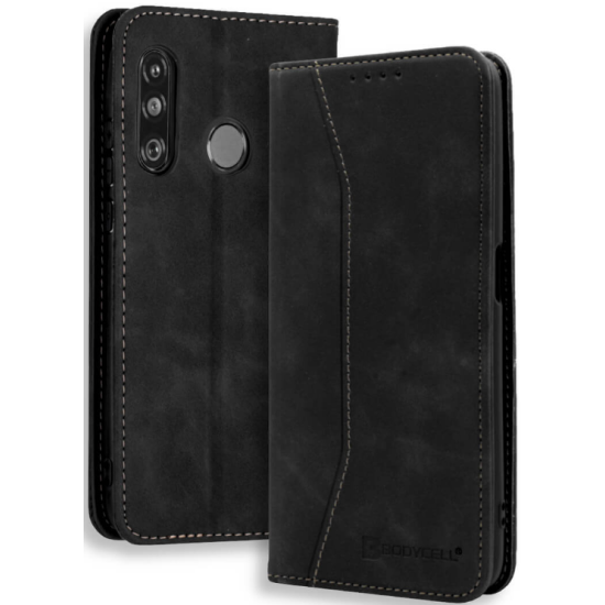 Bodycell Θήκη - Πορτοφόλι Huawei P30 Lite - Black (5206015060274)