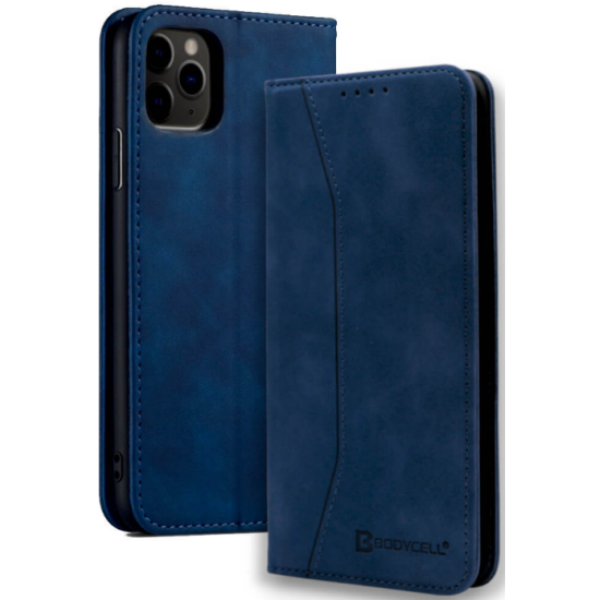 Bodycell Θήκη - Πορτοφόλι Apple iPhone 12 / 12 Pro - Blue (5206015055362)
