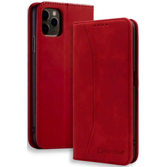 Bodycell Θήκη - Πορτοφόλι Apple iPhone 12 mini - Red (5206015055300)