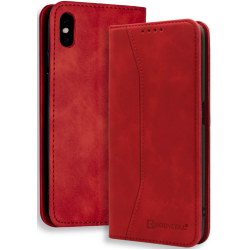 Bodycell Θήκη - Πορτοφόλι Apple iPhone X / XS - Red (5206015057519)