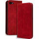 Bodycell Θήκη - Πορτοφόλι Apple iPhone SE 2022 / 2020 / 8 / 7 - Red (5206015057410)