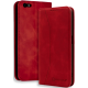 Bodycell Θήκη - Πορτοφόλι Apple iPhone 6S Plus / 6 Plus - Red (5206015057366)