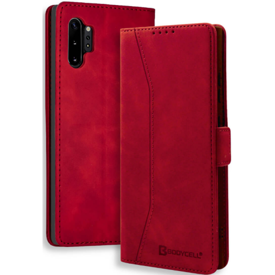 Bodycell Θήκη - Πορτοφόλι Samsung Galaxy Note 10 Plus - Red (5206015058561)