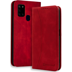 Bodycell Θήκη - Πορτοφόλι Samsung Galaxy A21s - Red (5206015057960)