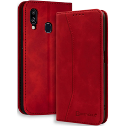 Bodycell Θήκη - Πορτοφόλι Samsung Galaxy A40 - Red (5206015058066)