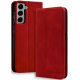 Bodycell Θήκη - Πορτοφόλι Samsung Galaxy S21 5G - Red (5206015058769)