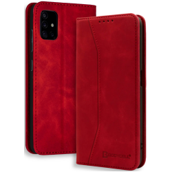 Bodycell Θήκη - Πορτοφόλι Samsung Galaxy A71 - Red (5206015058318)