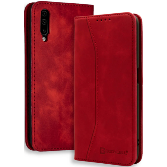 Bodycell Θήκη - Πορτοφόλι Samsung Galaxy A50 / A30s - Red (5206015058165)