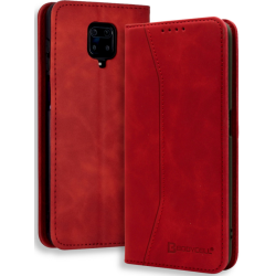 Bodycell Θήκη - Πορτοφόλι Xiaomi Redmi Note 9S / 9 Pro / 9 Pro Max - Red (5206015059735)