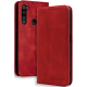 Bodycell Θήκη - Πορτοφόλι Xiaomi Redmi Note 8 / Note 8 2021 - Red (5206015059513)