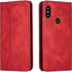 Bodycell Θήκη - Πορτοφόλι Xiaomi Redmi Note 6 Pro - Red (5206015059414)